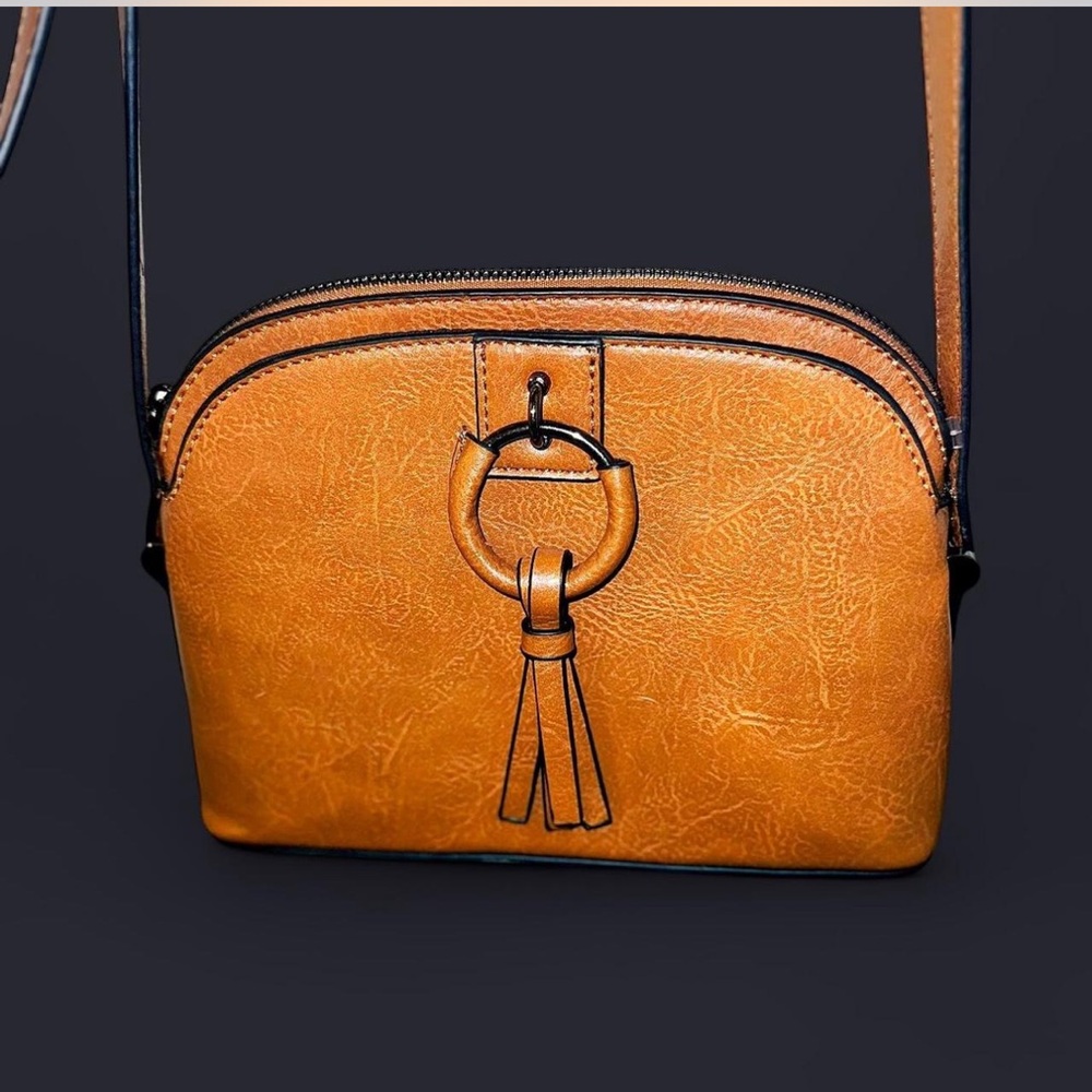 ✨ Trendy Saddle Brown Crossbody Bag! (Boho Chic Vibe) ✨